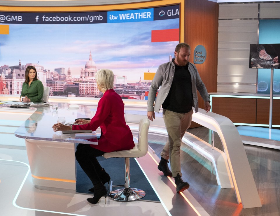 Liam Norton stormed off set during last Wednesday's GMB