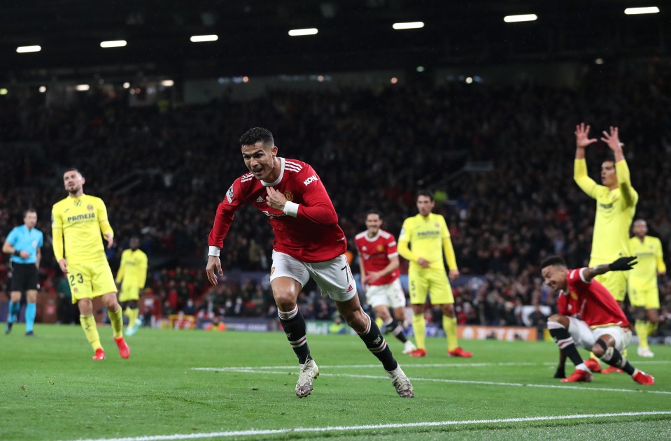 Ronaldo was the match-winner for Manchester United against Villarreal on Wednesday