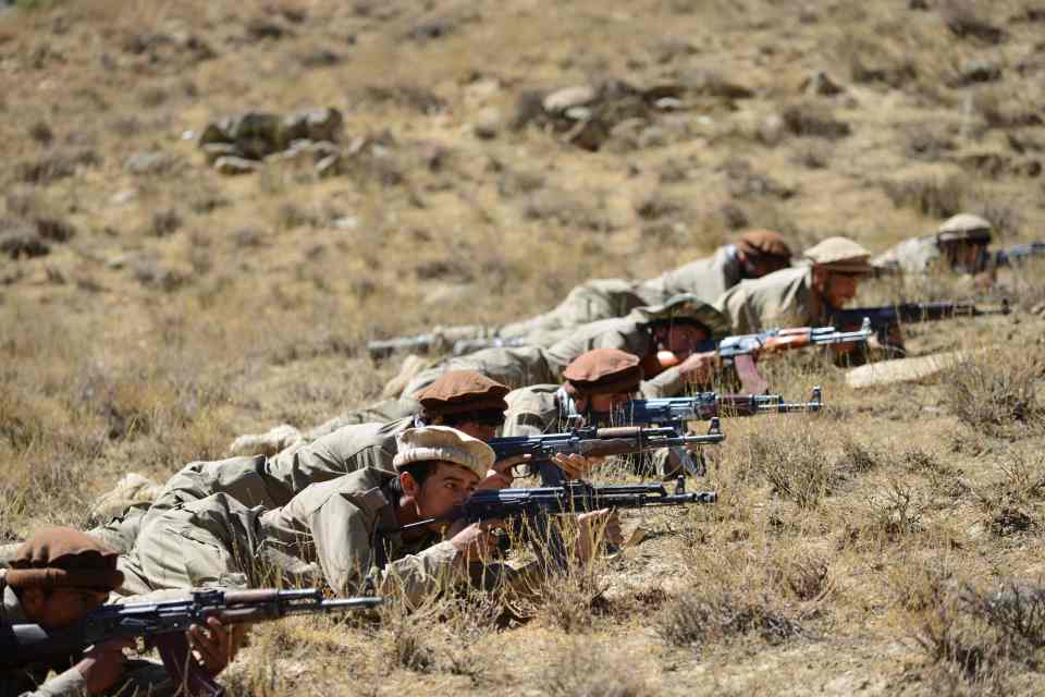 Freedom fighters have taken up positions in the mountains