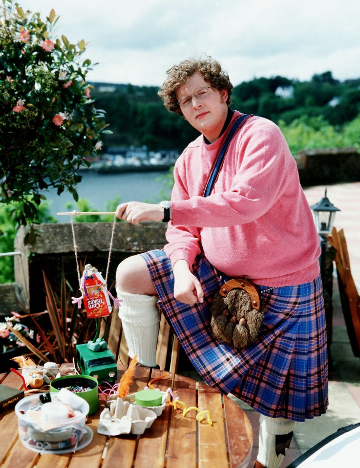 Archie was the inventor who lived in the pink castle and donned a purple kilt