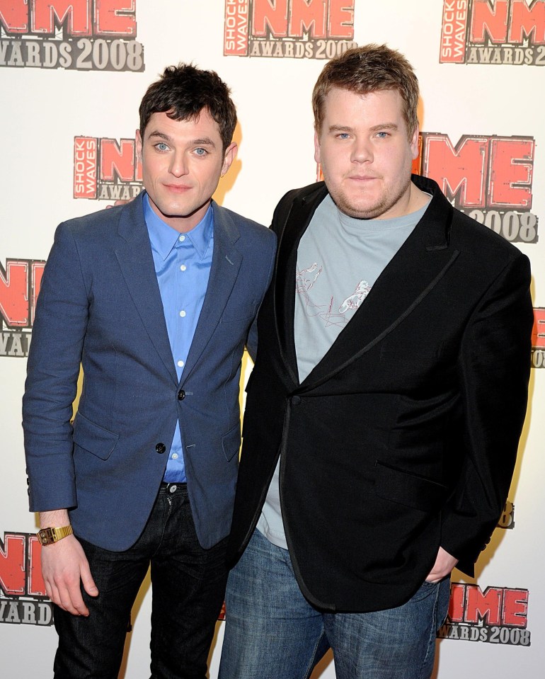 Matthew Horne and James Corden at the NME Awards 2008.