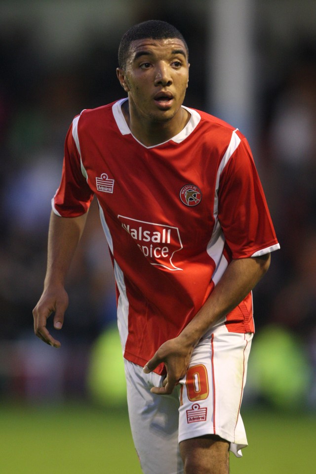 Deeney as a young player at Walsall