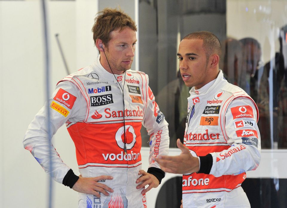 Jenson Button and the Brit were different personalities while at McLaren