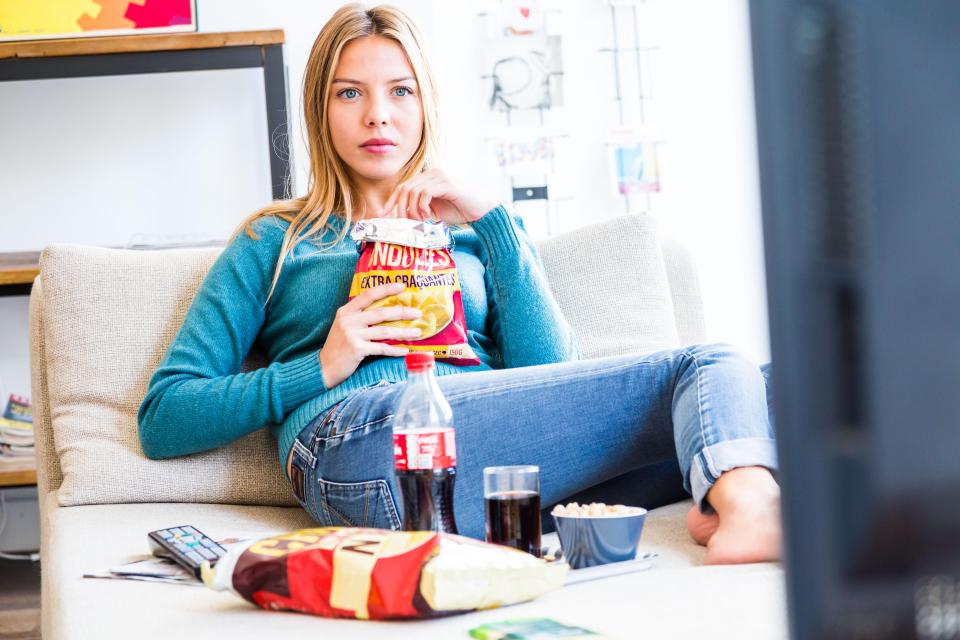 Snacking before dinner is common, says Susie Burrell, an Australian-based nutritionist