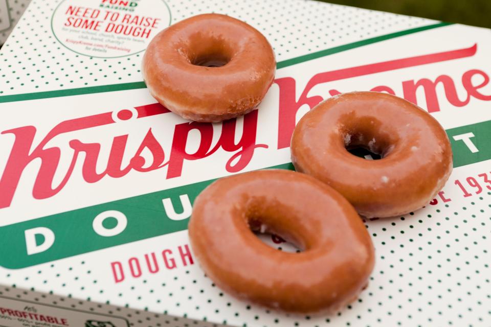 Krispy Kremes are among the list of treats you can bag for free on your birthday