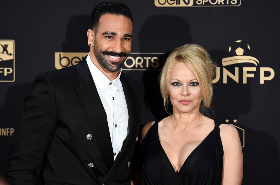 Adil Rami dated Pamela Anderson