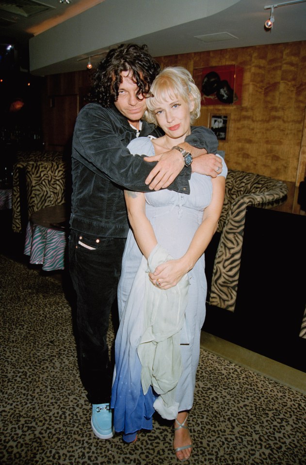 Michael Hutchence with Paula in 1996