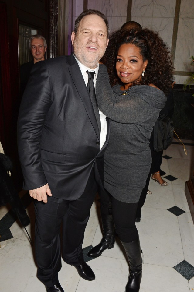 Oprah has admitted she was 'friendly' with Weinstein, but 'didn't know' about the allegations