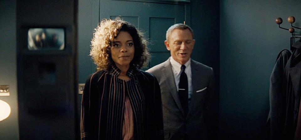 This ride will leave you feeling shaken and stirred, pictured Daniel Craig with Naomie Harris as Miss Moneypenny