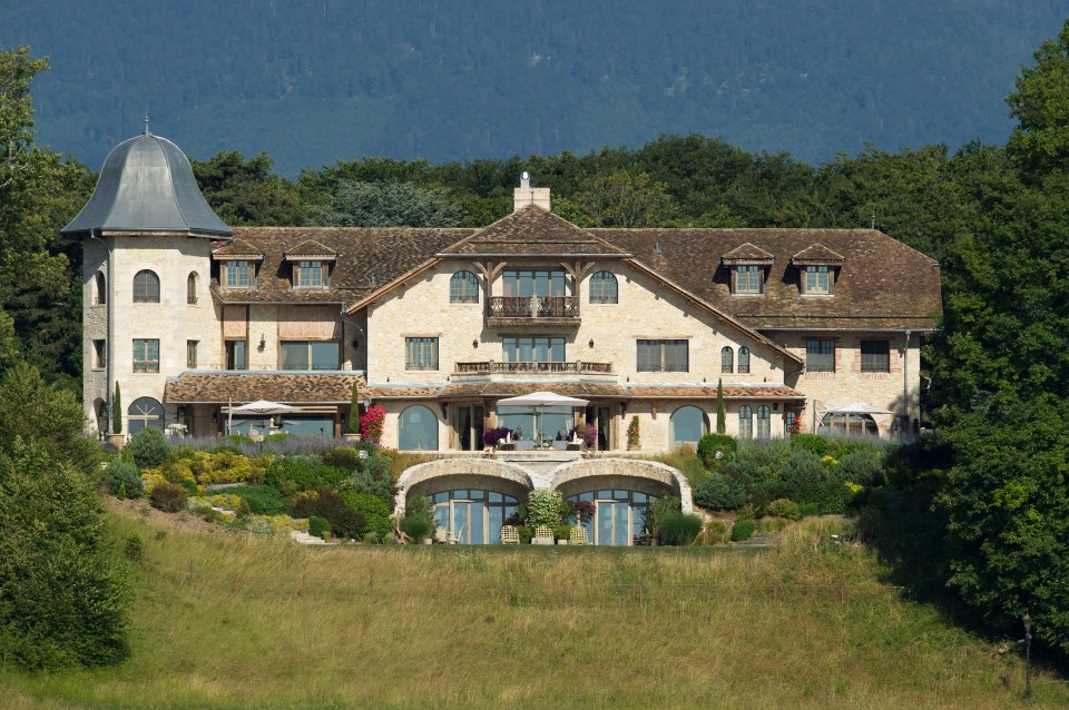 He has been cared for at their secluded £50m mansion on the shore of Lake Geneva