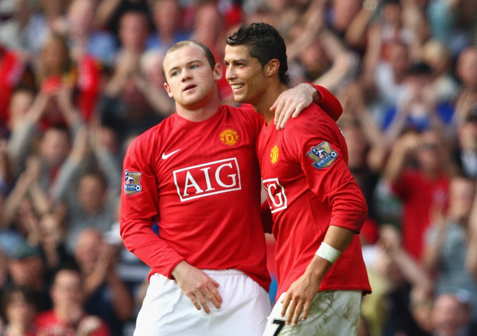 Rooney and Ronaldo formed a formidable duo at Old Trafford