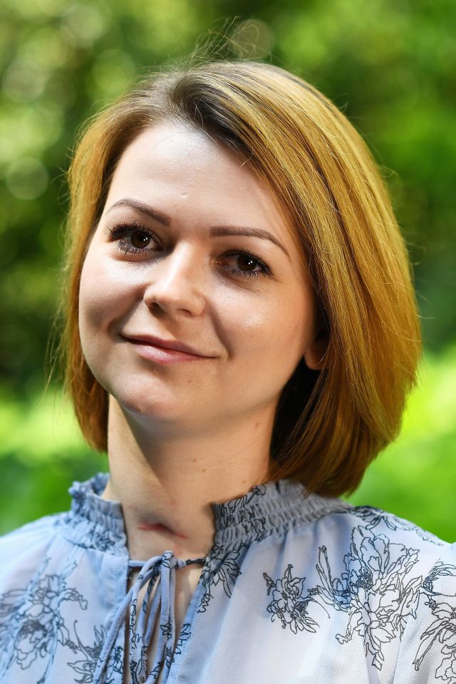 Yulia Skripal was poisoned along with her dad in the incident in 2018