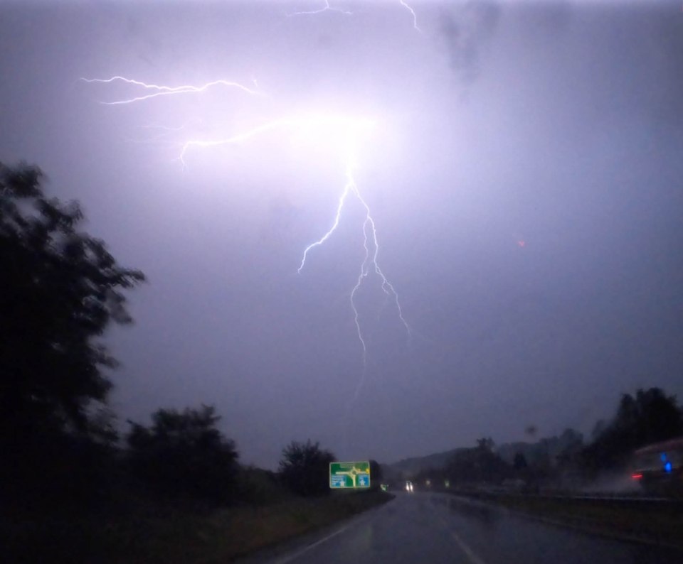 Lightning can come from the ground as well as clouds