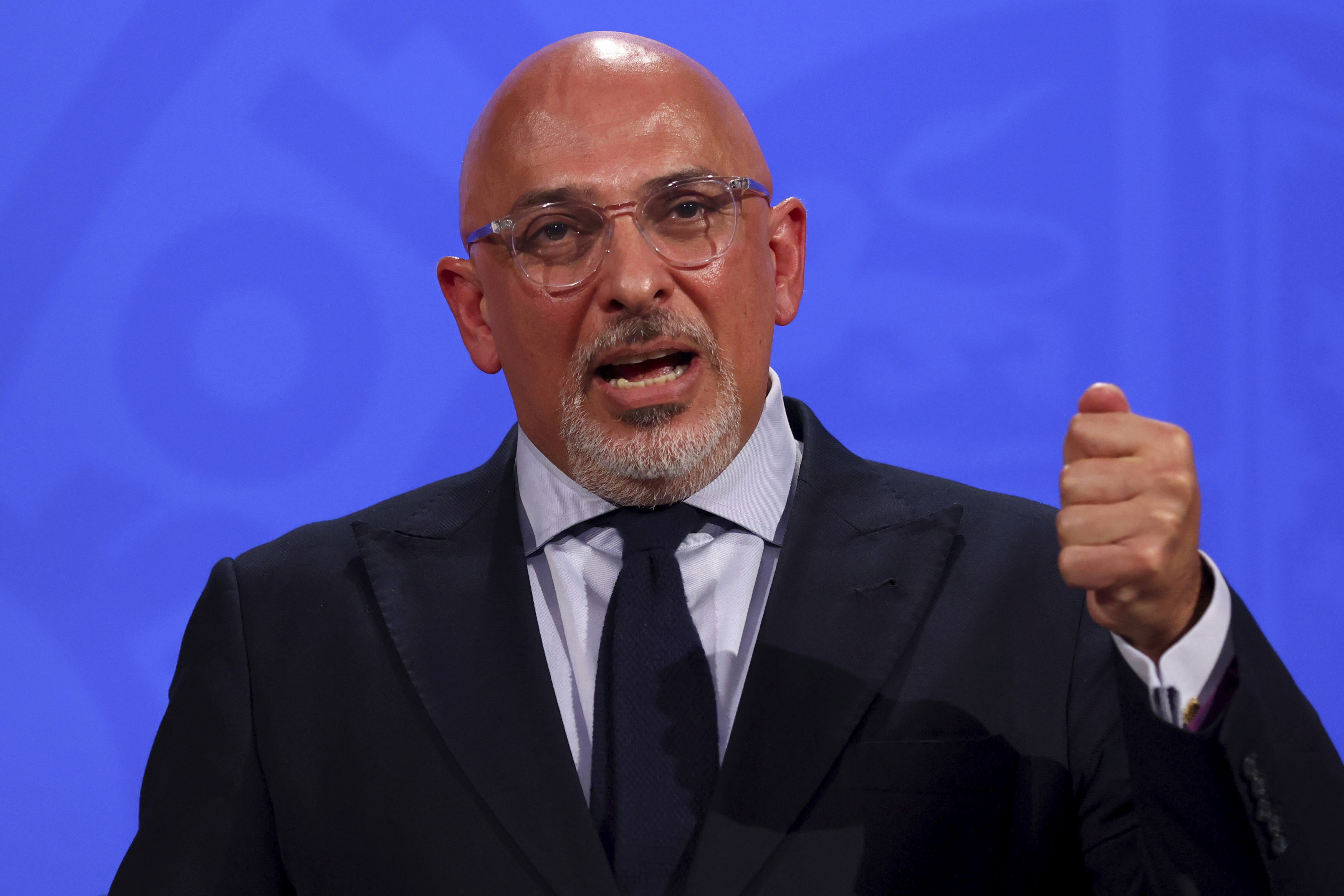 Nadhim Zahawi admitted just one in four of his staff are at their desks on a rota system