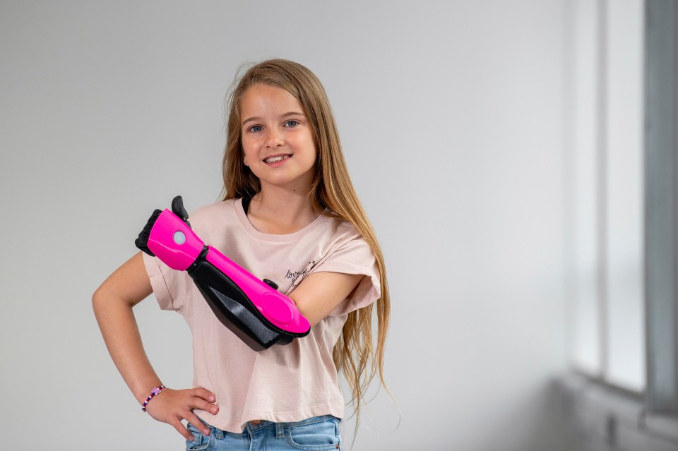 Phoebe Sinclair has nominated the team behind her “amazing” bionic arm