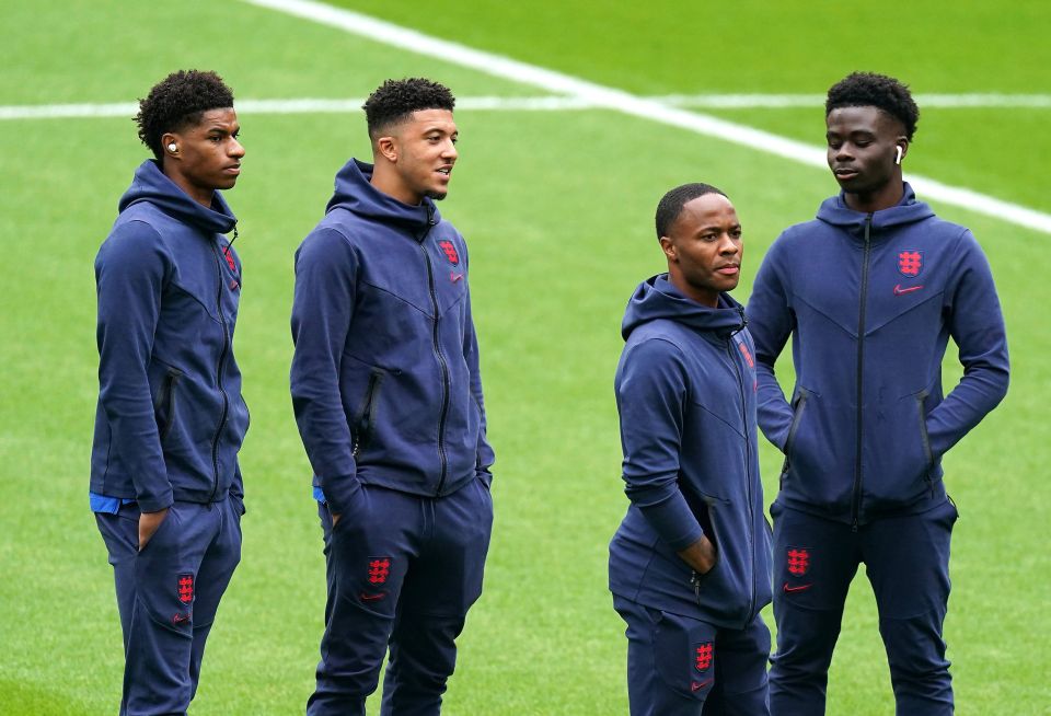 Rashford, Saka and Sancho were all racially abused after the final