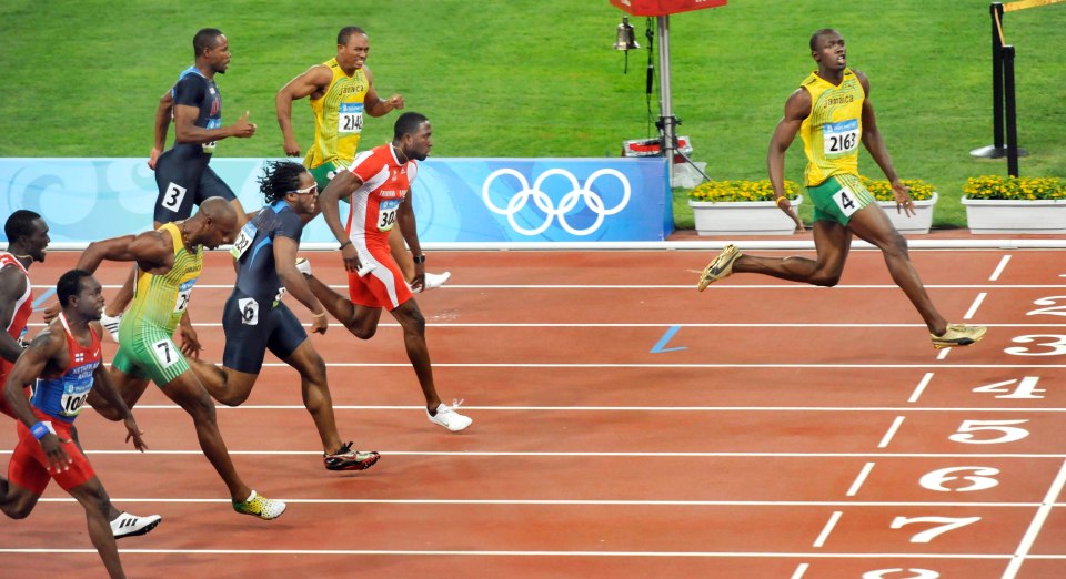 Ibrahimovic has been compared to Usain Bolt after the Jamaican sprinter won the 100m gold medal at Beijing 2008 with his laces untied