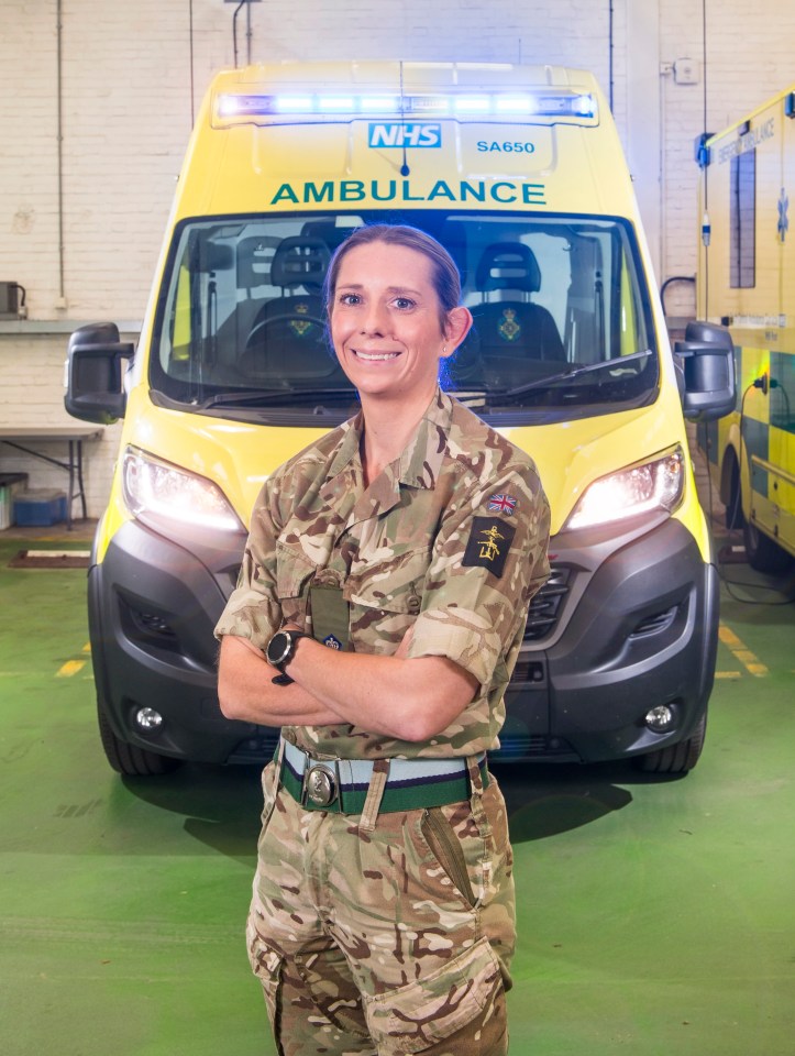 Major Emma Allen MBE gave up nearly 800 hours of her own time to volunteer as an emergency co-responder during the Covid pandemic