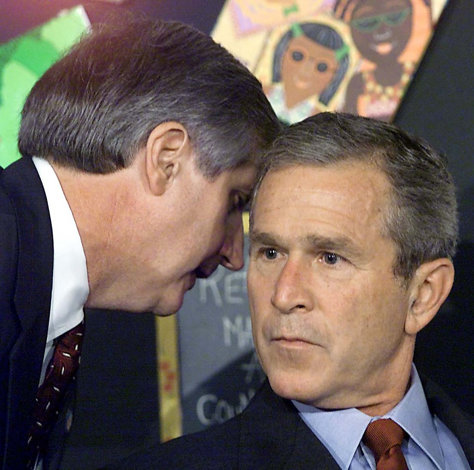 Bush was informed that 'America was under attack while attending a reading at a school in Florida