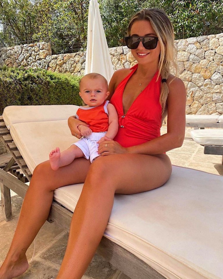 Dani Dyer is yet to take son Santi to see jailed ex Sammy Kimmence