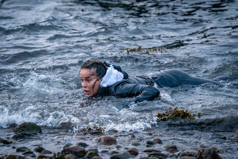 Vicky and the other celebrity recruits can be seen every Sunday on Channel 4 facing gruelling challenges on the show