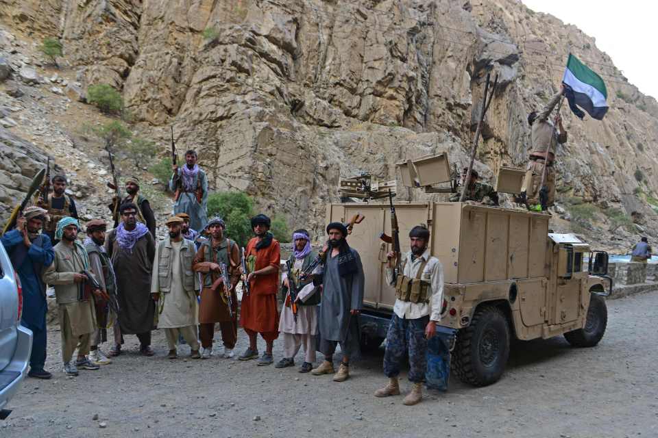 Resistance fighters Panjshir Valley said they were battling to repulse "heavy" assaults