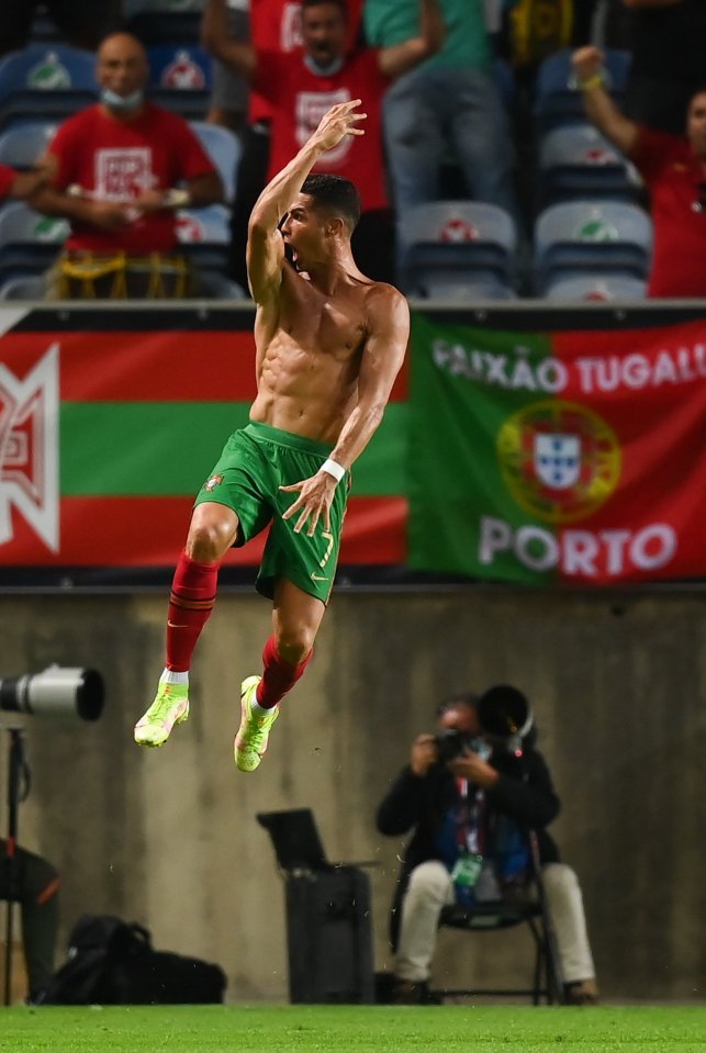 Ronaldo became the all-time international record top goalscorer after scoring his 110th and 111th goals for Portugal