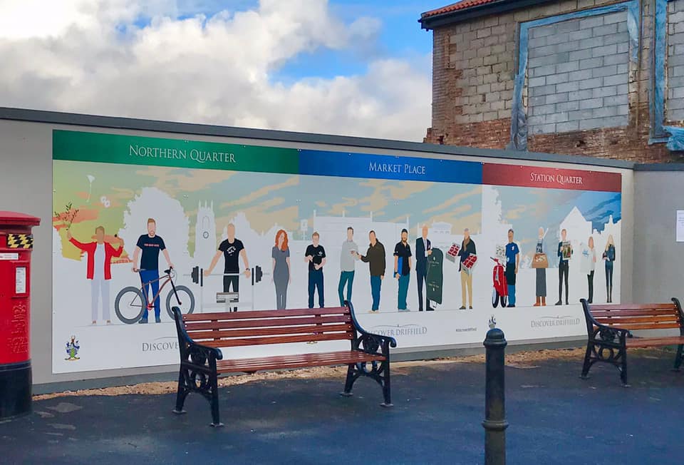 Locals have slammed this mural in Driffield, East Yorkshire