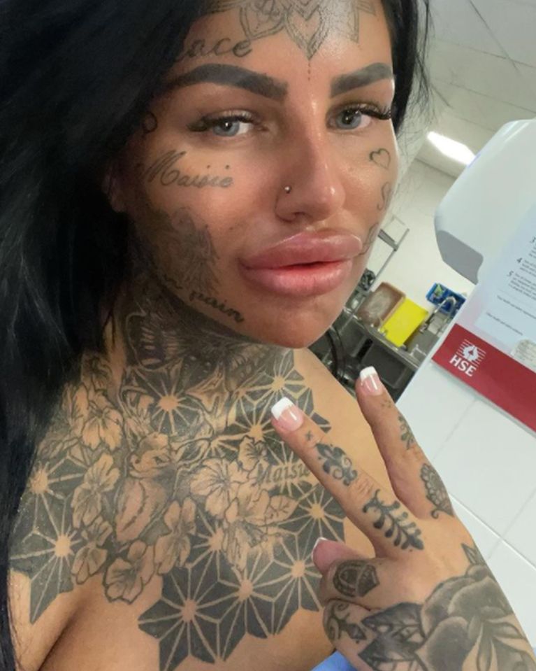 Sarah-Jane has received hate for the amount of tattoos she has and lip filler