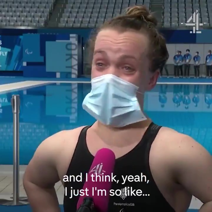 Ellie Simmonds was emotional as she called time on her career