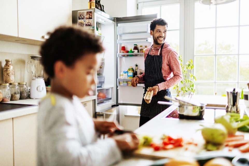 From the age of eight, the children can begin to start helping out with the cooking