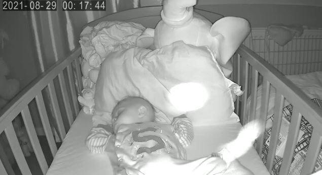 Cheryl Scott, 39, believes a ghost was captured on her baby monitor