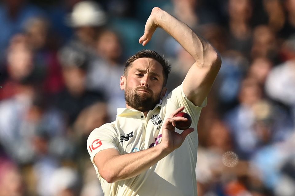 Chris Woakes claimed a four-for on his return from injury