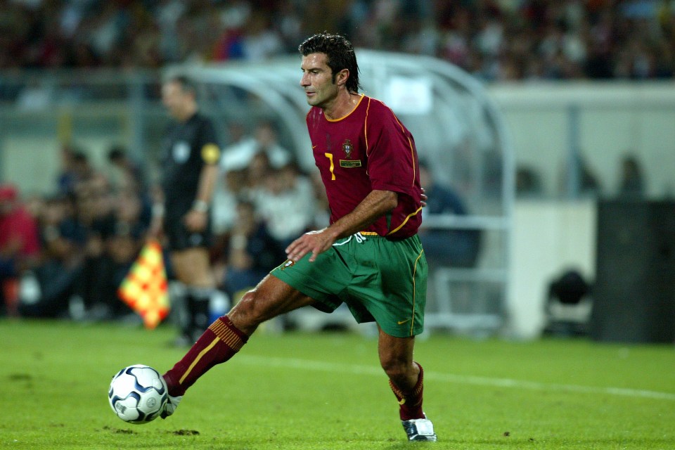 Figo was the biggest star in Portugal's team