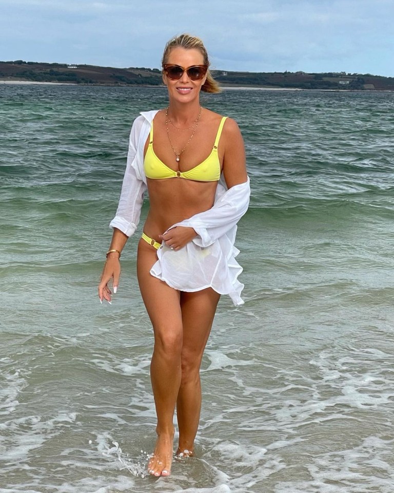 The star wowed in a yellow bikini earlier this month