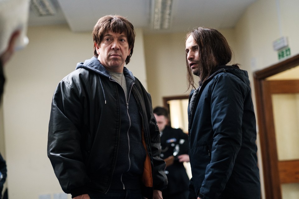 Terry, left, as real-life drug dealer Tony Tucker