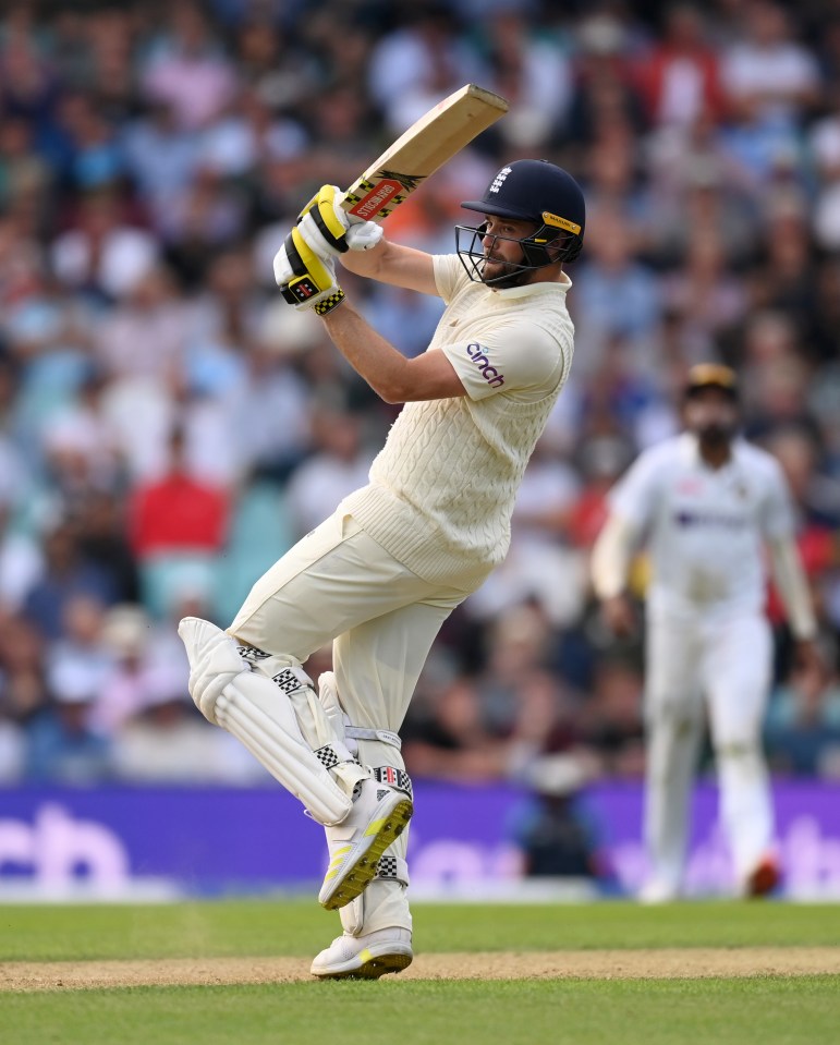 Chris Woakes joined Ollie Pope in hitting a half-century on his return to the team