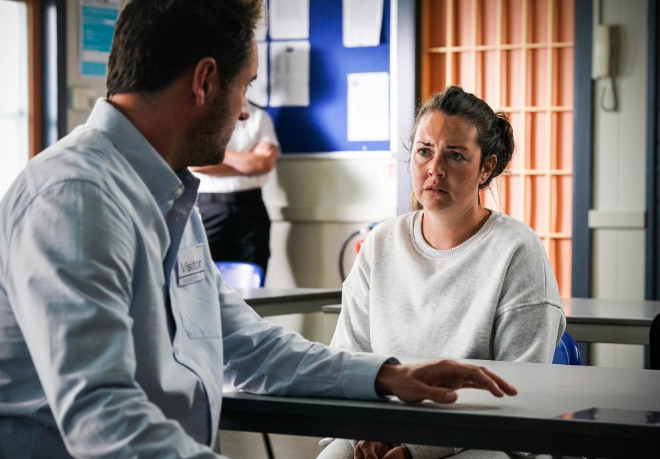 Martin visits Stacey in prison after suspecting Ruby is lying to him