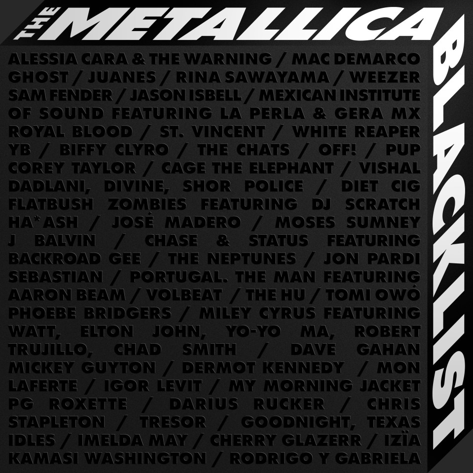 Various artists - The Metallica Blacklist