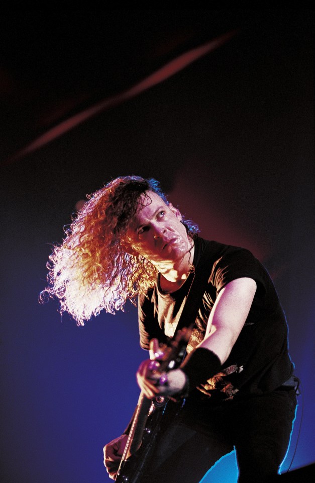 The band's Jason Newsted on bass