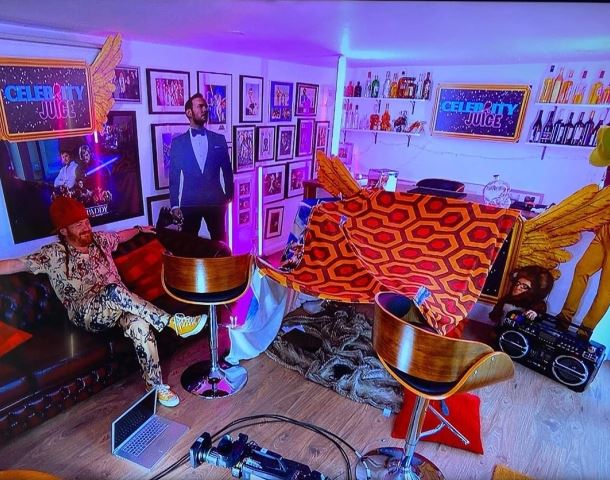 Leigh gave a sneak peak of his quirky London pad in lockdown