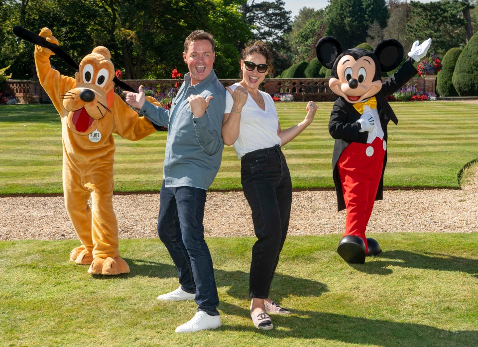 Emma Willis and Stephen Mulhern were all smiles as they attended the collaboration event of Disney and Make-A-Wish