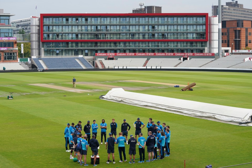 The fifth Test was supposed to take place at Old Trafford