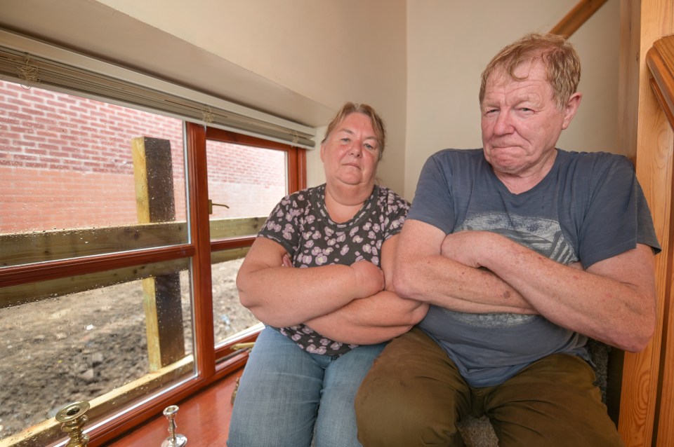 Villagers say they're 'prisoners inside their own homes' after a whopping fence went up in Shropshire