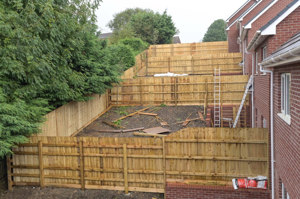 Clee Hill locals called the police after builders installed the 6ft fence