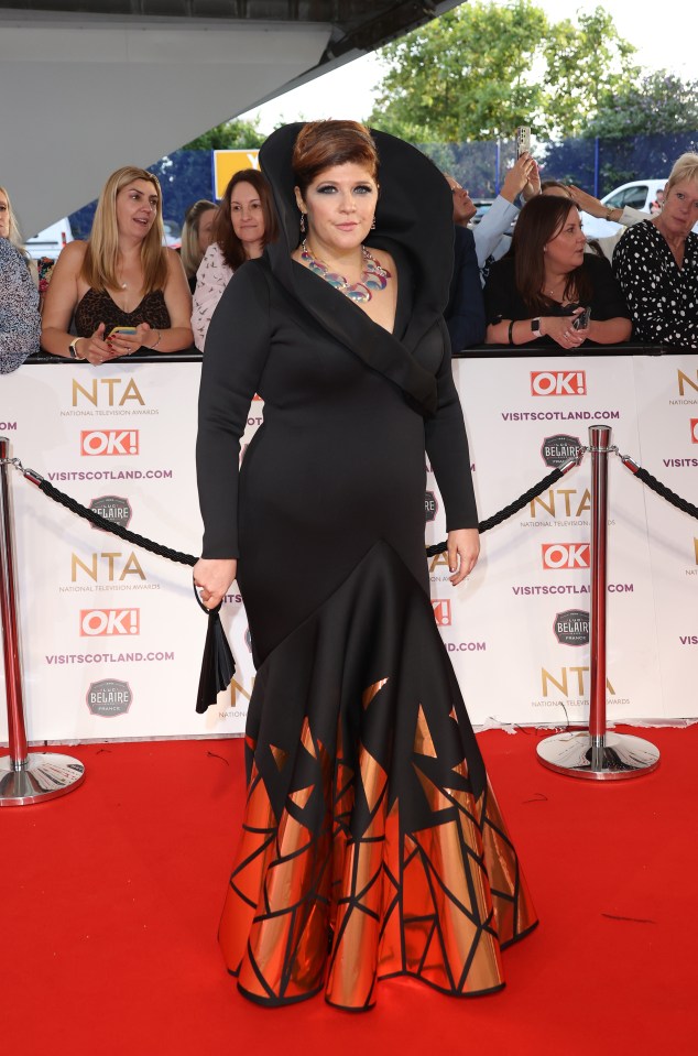 Jenny was almost unrecognisable on the red carpet at the National Television Awards on Thursday