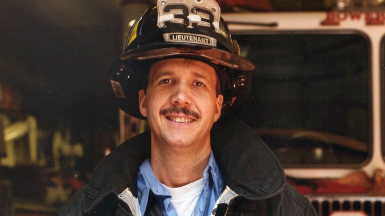 Joe's brother Kevin Pfeifer, 42, was one of 343 firefighters who did not make it out of the World Trade Center alive