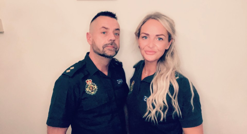 Deena Evans and Mick Hipgrave were on a regular call-out when they were accosted by a knife-wielding attacker - the pair have been nominated for a Who Cares Wins award