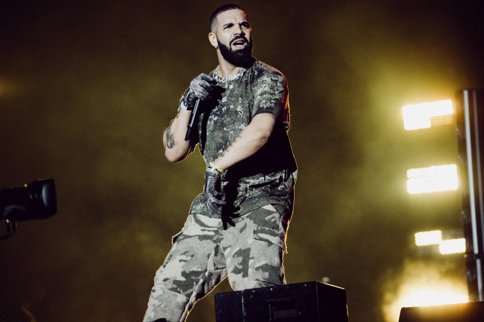 Drake made a surprise appearance at Wireless this evening