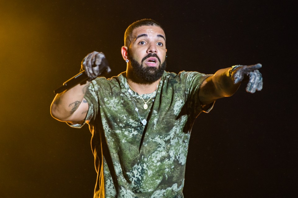 Drake made a surprise appearance at Wireless this evening